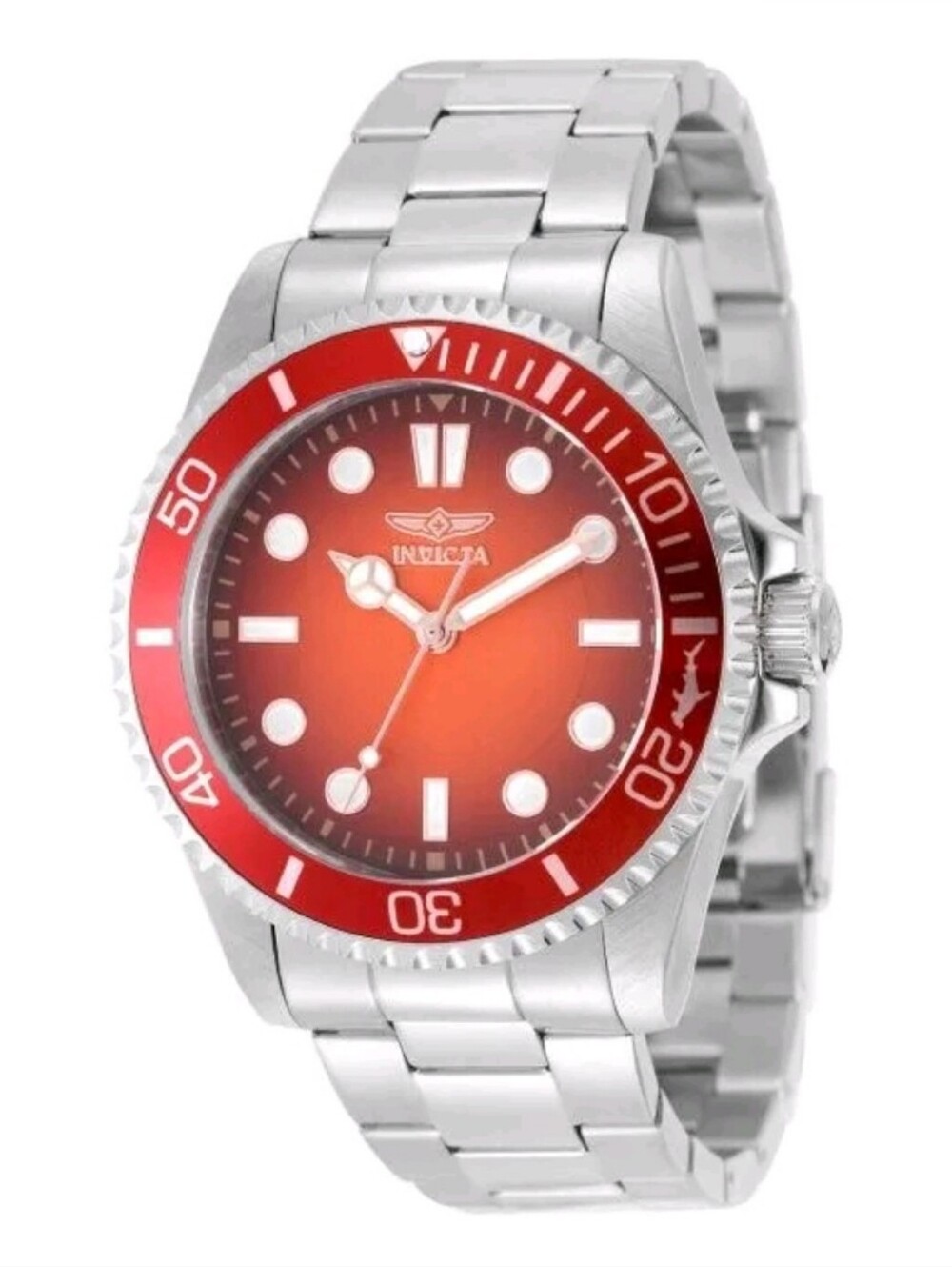 NEW ⌚️ Invicta Pro Diver Kromatyk Men's Watch - 43mm. Steel 50504 Sunray Red
